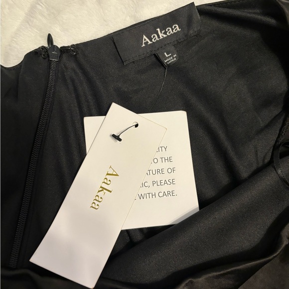 NWT!!! Aakaa Wish for More Black Dress purchased from Red Dress S L - Picture 8 of 11
